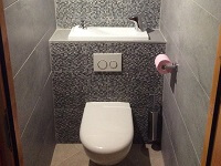 WC suspendu avec vasque lave-mains gain de place intégré WiCi Bati - Monsieur S (74)